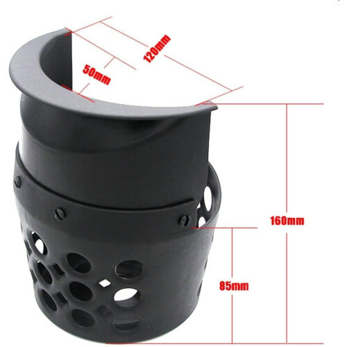 Pool Table Pockets Set 6pcs Standard Size Durable Plastic Billiard Table Replacement Parts Black 1