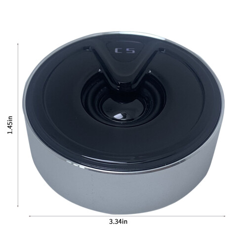 Ηχείο Bluetooth C5Metal Txmfgh: Φορητό ασύρματο ηχείο υψηλής ποιότητας για μουσική και 2