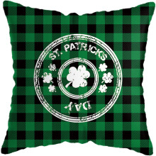 Quinlirra Saldi di Pasqua, Federa corta in peluche per cuscino di San Patrizio, Copricuscino decorativo per divano, Casa, Regali per donne