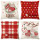 Capa de almofada decorativa para o Dia dos Namorados, 45x45cm (18x18 polegadas), ideal para decoração de sofá, aniversários e casamentos. 1