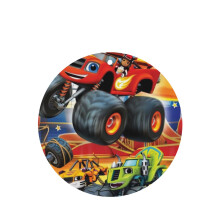 Blaze And The Monster Machines3 6 phíosa Athnuachan Aeir Gluaisteán Gabhálais Gluaisteán Cumhra Athnuachan Crochta Lavanda don Seomra, don Seomra