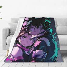My Hero Academia filt för män och kvinnor, supermjuk fluffig fleece, mysig varm pläd för soffa, säng, resor, present för alla årstider 200x150