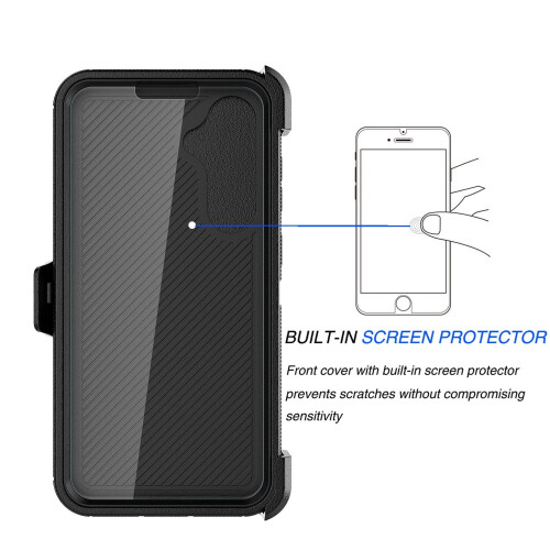 Compatível com Samsung Galaxy S24, S24+ Plus/S24 Ultra. Capa resistente e robusta com clipe para cinto e protetor de tela integrado. 2