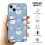 Feliz Natal! Capa para celular compatível com iPhone 15, capa protetora à prova de choque com PC + TPU para câmera dupla. 3
