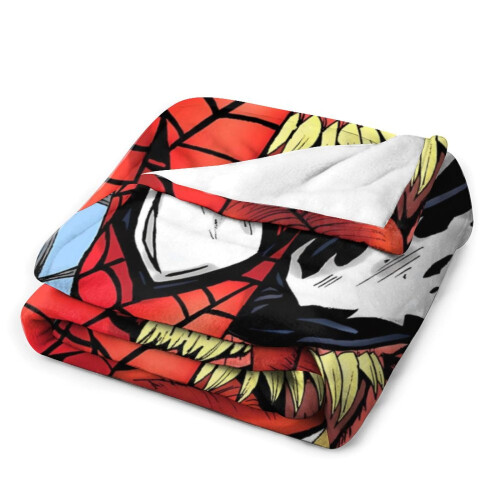 Κουβέρτα Spiderman εξαιρετικά μαλακή βελούδινη, ζεστή, ελαφριά φλις άνετη φανέλα για 2