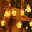 Schneemann, Weihnachtsmann, Weihnachtsbaum, LED-Lichterkette 2