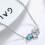 RSAMD Braccialetto blu coreano per studenti, tre amici studenti, coppia Braceljo-A1 3