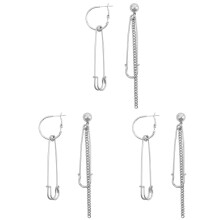 paia di orecchini a cerchio da donna con chiusura a perno, senza piercing, stile punk crawler, accessori con ciondolo, stile rock, clip, uomo,
