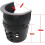 Pool Table Pockets Set 6pcs Standard Size Durable Plastic Billiard Table Replacement Parts Black 4