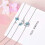 RSAMD Braccialetto blu coreano per studenti, tre amici studenti, coppia Braceljo-A1 5