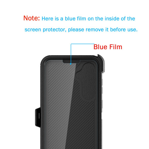 Compatível com Samsung Galaxy S24, S24+ Plus/S24 Ultra. Capa resistente e robusta com clipe para cinto e protetor de tela integrado. 1