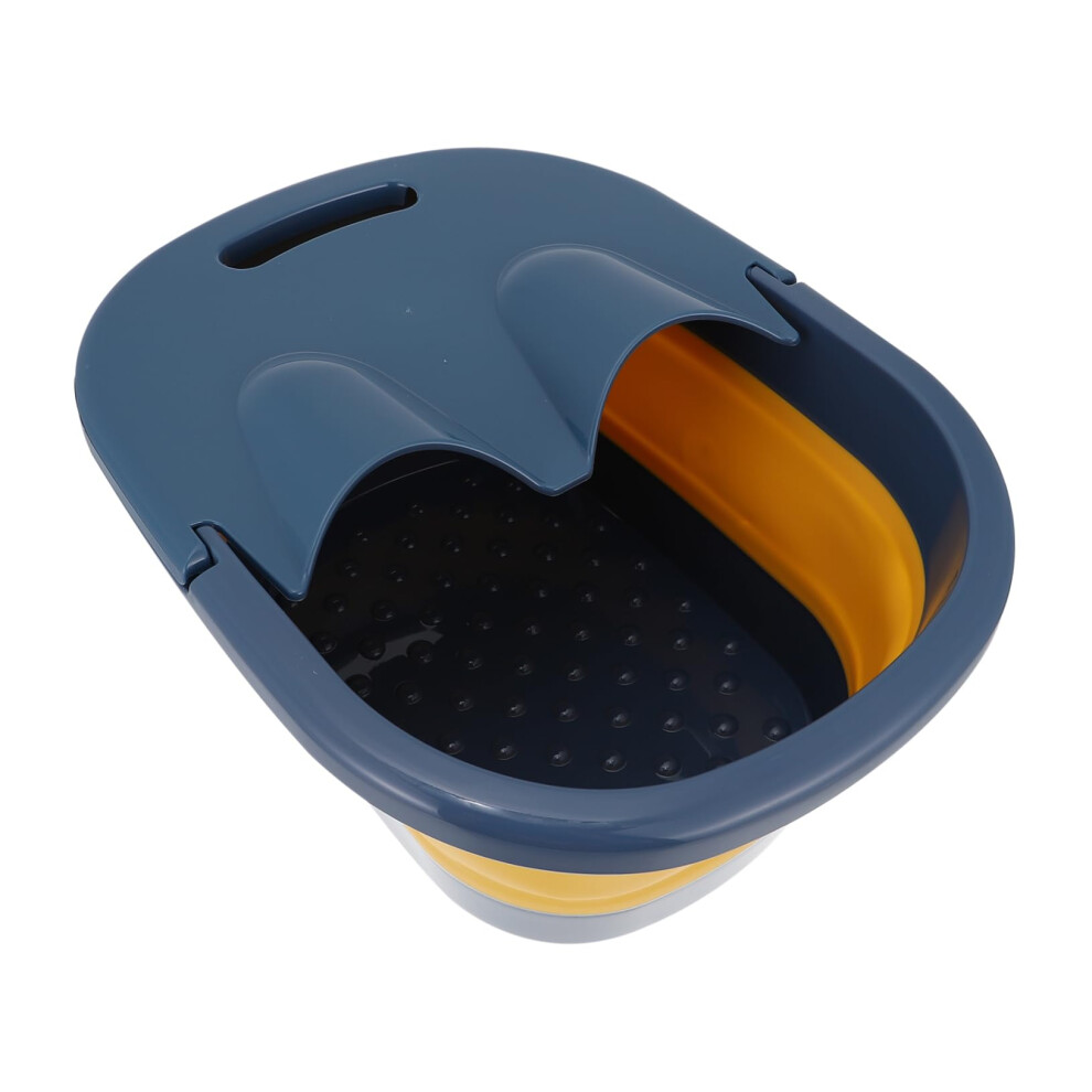 Foldable Foot Soak Basin Portable Spa Tub for Travel and Compact Home Storage