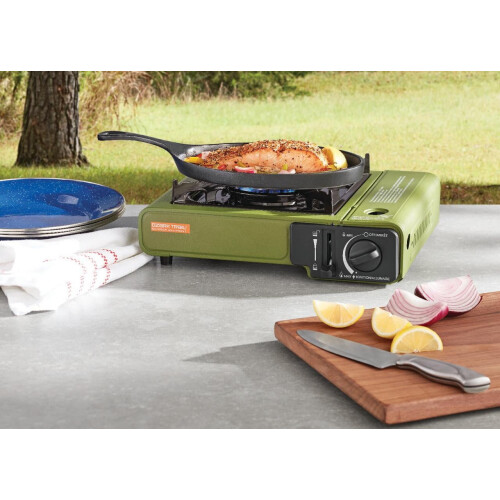 Réchaud de camping à butane Ozark Trail Tabletop à 1 brûleur 1