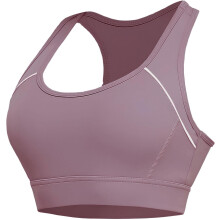 (M, Bean Paste Red) Sports Bras Women High Impact, Seamless Racer Back Padded Support Comfort Bra, Adjustable Running Bra Women High Impact