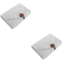 Sac de rangement pour câbles électriques, organisateur de voyage pour appareils électroniques (lot de 2), sac en polyester pour accessoires de