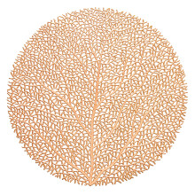 Round Table Mat Dinner Table - Non-Slip, Wipeable, Coral Tree Pattern, Placemat Heat Resistant, Hollow Table Coaster Bowl Pad, Home Christmas Decor