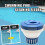 Distributeur flottant de chlore pour piscine EUDIDV, compatible avec les pastilles de chlore bromé. 2