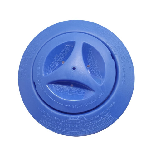 Distributeur flottant de chlore pour piscine EUDIDV, compatible avec les pastilles de chlore bromé. 2