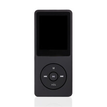 MP3/MP4-spiller 64 GB-spiller Bærbar MP3-spiller med 1,8-tommers skjerm og stemmeopptak for barn og voksne