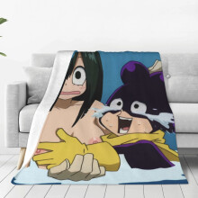 Couverture My Hero Academia idéale pour les fans, ultra douce, moelleuse et chaude (203 x 152 cm), parfaite pour les voyages, le canapé ou le lit.