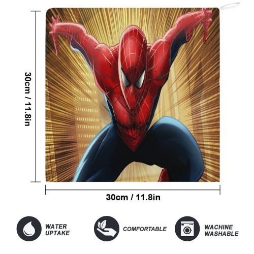Χειροπετσέτες Spider-Man για το μπάνιο, Βαμβακερές πετσέτες προσώπου απαλές 1