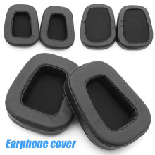 1 par de almohadillas para auriculares compatibles con Logitech G633G933, almohadillas de tela de malla/piel proteínica.