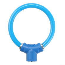 Heavy Duty Steel Cable Bike Lock Keyless PushButton WeatherResistant for Mountain and Road Bikes Blue