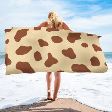 Kladzum microvezel strandhanddoek 29x59 inch, lichtgewicht kleurrijke badhanddoek, zandbestendige reishanddoek voor zwembad, geschikt voor gebruik op