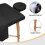 3-Piece Massage Table Sheets Set Massage Bed Cover Include Flat Fitted Sheet Face Rest Cover 96.5in 2