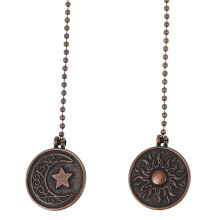 Rallonge de chaîne pour ventilateur de plafond Eease, chaînette pour lustre à perles, pendentifs (2 pièces)
