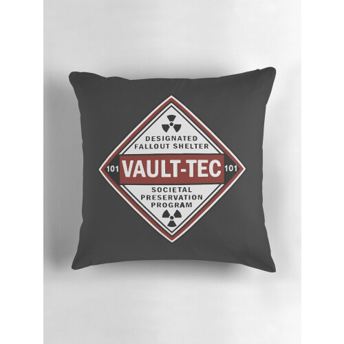 AIVO Vault Tec | Fallout Inspired | Τέχνη τοίχου για διακόσμηση σπιτιού | HECKINFAROUT Μαξιλαροθήκες 2