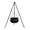 Honeeladyy Witches Cauldron Halloween Decor, καζάνι εξωτερικού χώρου 30,7" με χρονοδιακόπτη, μαύρο 2