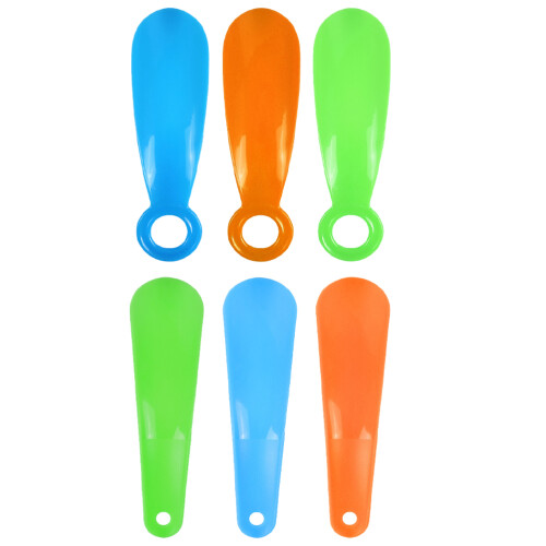 18 Pcs Plastic Shoe Horns Shoe Wearing Assist Tool
