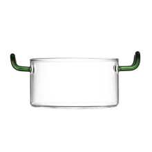 3 Pcs Explosion-Proof Fruit Tray Miss Mixing Bowls Glass Small Clear