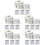 5 Rolls Packaging Stickers Self Adhesive Labels Sticky Self-Adhesive 6