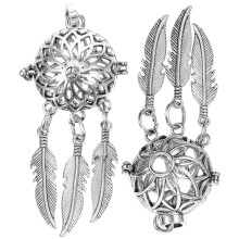 6 Pcs Diy Necklace Pendant Alloy Dreamcatcher Charms