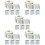 5 Rolls Packaging Stickers Self Adhesive Labels Sticky Self-Adhesive 8