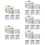 5 Rolls Packaging Stickers Self Adhesive Labels Sticky Self-Adhesive 10