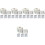 5 Rolls Packaging Stickers Self Adhesive Labels Sticky Self-Adhesive 4