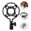 2Pcs Anti-Vibration Black Plastic Shock Mount Microphone Holder Clip 8