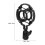 2Pcs Anti-Vibration Black Plastic Shock Mount Microphone Holder Clip 3