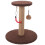 Griffoir Vertical Pour Chat Confortable En Bois Tissu Doux 8