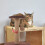 Griffoir Vertical Pour Chat Confortable En Bois Tissu Doux 5