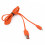 Cabo plano Micro USB para carregamento rápido, compatível com JBL Flip3 4Pulse2charge1 2 3. 2