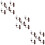 15Pcs Tiny Wall Lamp Model Mini LED Lamp for DIY Sand Table Decor 9