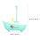 2pcs Parrot Bird Bath Plastic Tiger For Birds 10