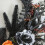 Voordeurkrans met speelse Halloweenversiering 3