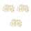 3 Count Birthday Cake Decor Formal Gathering Decoration Silver 9