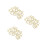3 Count Birthday Cake Decor Formal Gathering Decoration Silver 8