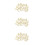 3 Count Birthday Cake Decor Formal Gathering Decoration Silver 10